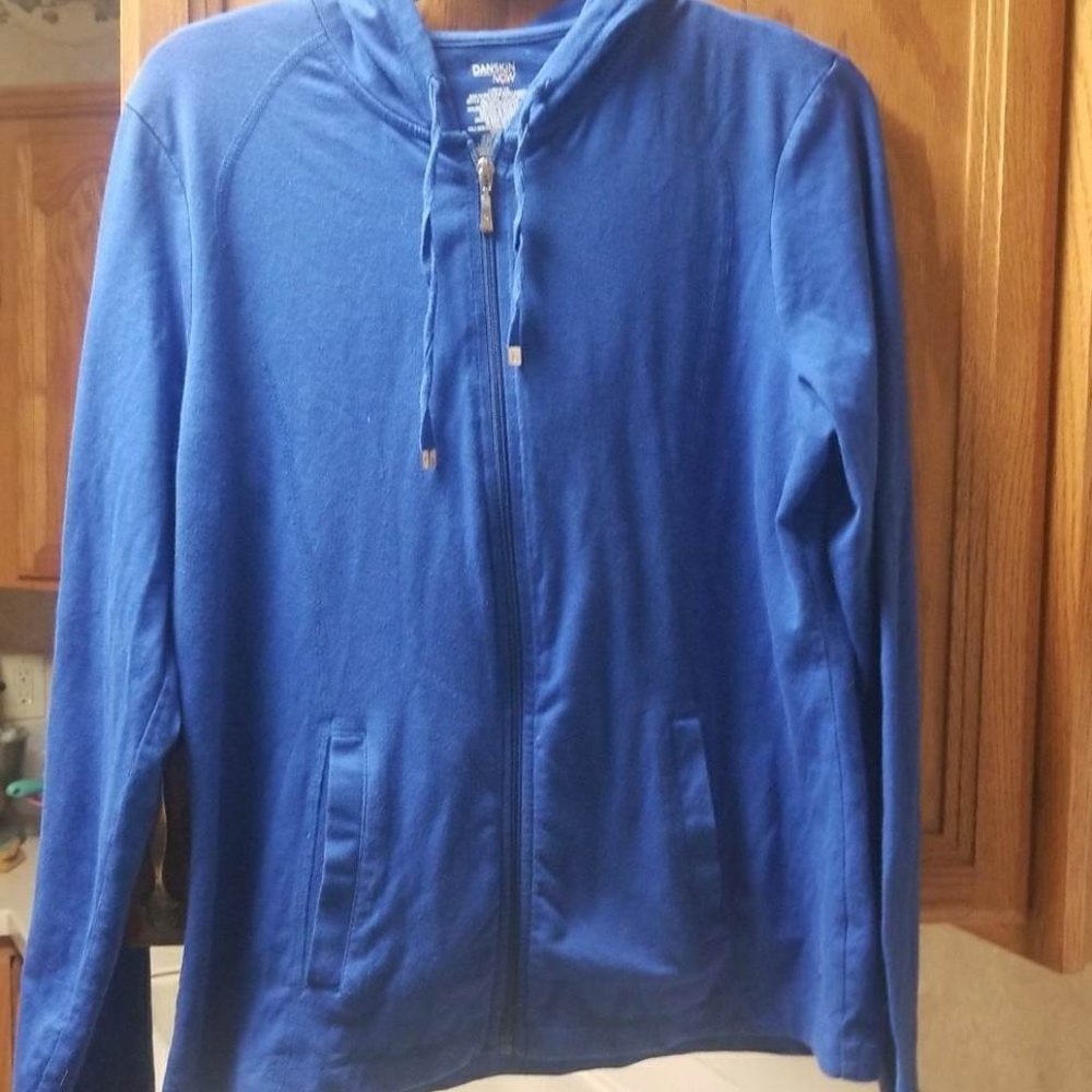 DANSKIN  NOW  WOMENS HOODED JACKET SIZE  L/G 12/14